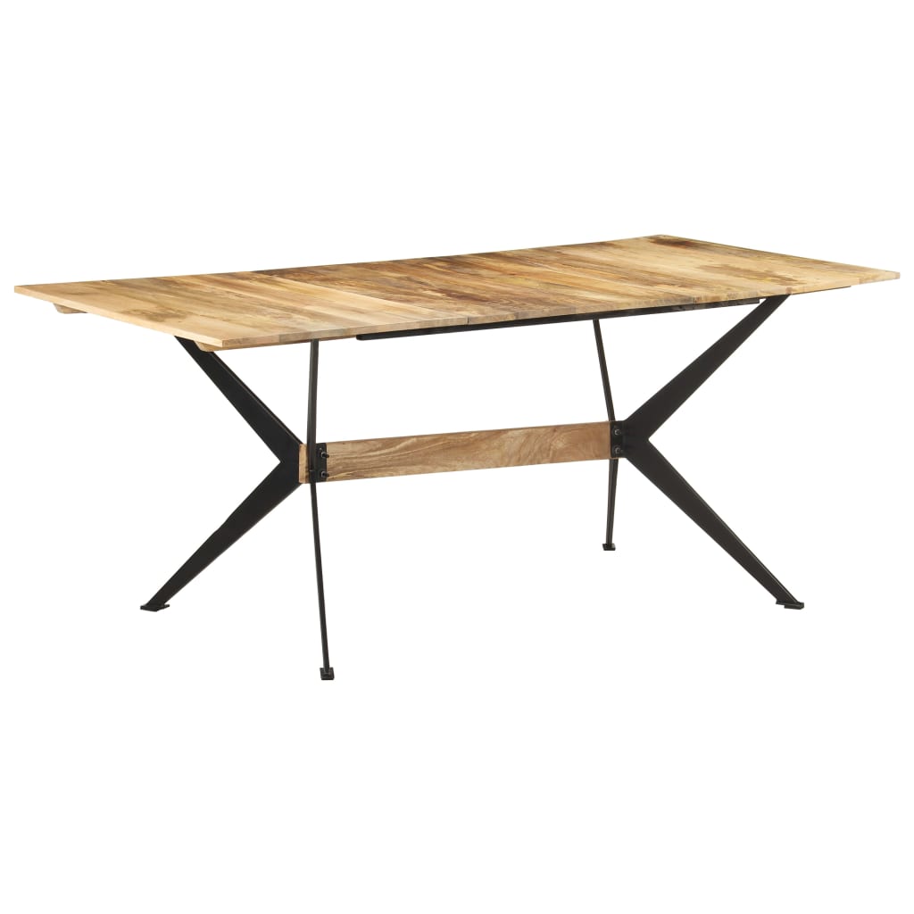 Mesa de jantar 180x90x76 cm madeira de mangueira maciça