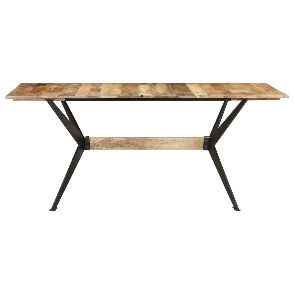 Mesa de jantar 180x90x76 cm madeira de mangueira maciça