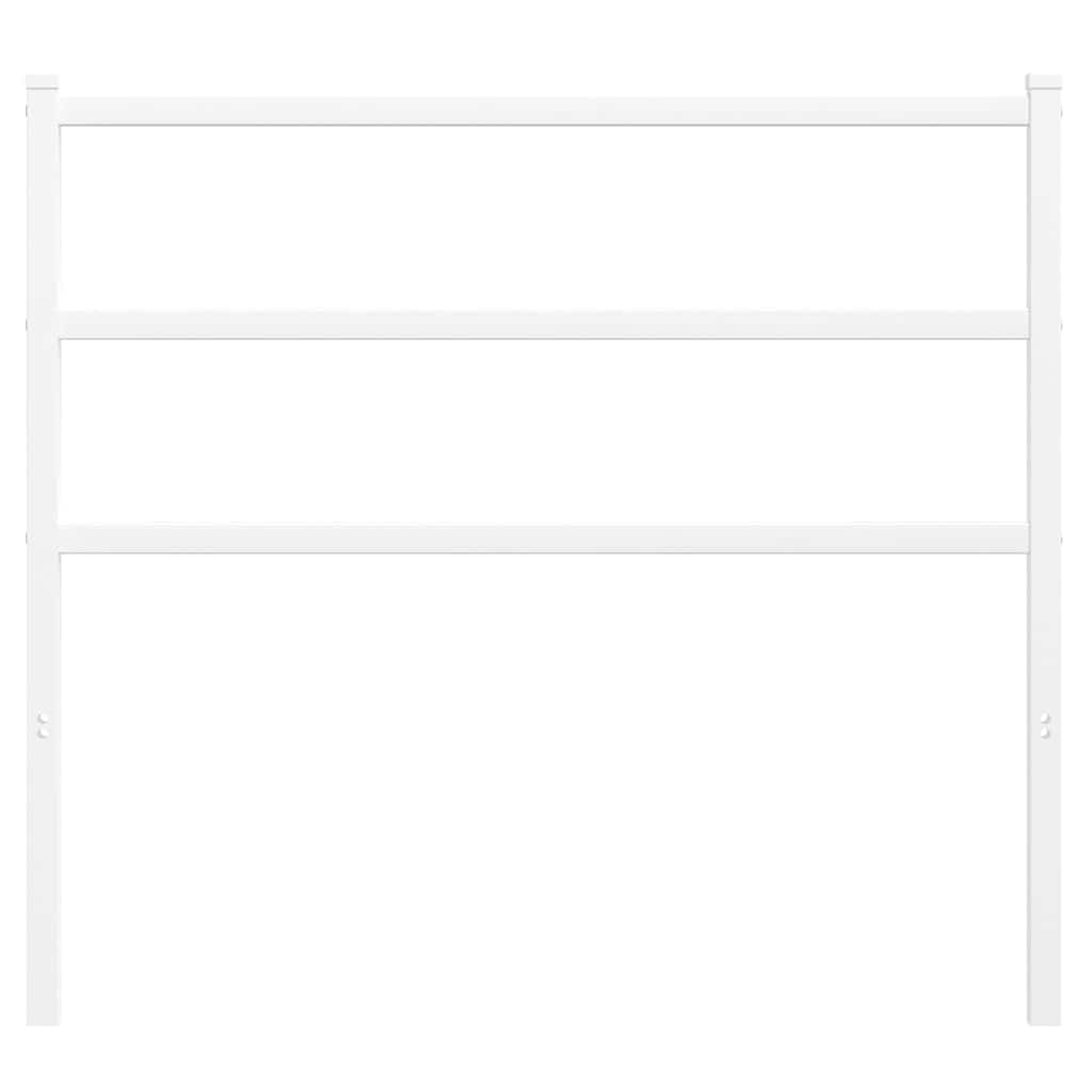 Cabeceira de substituição 100 cm metal branco