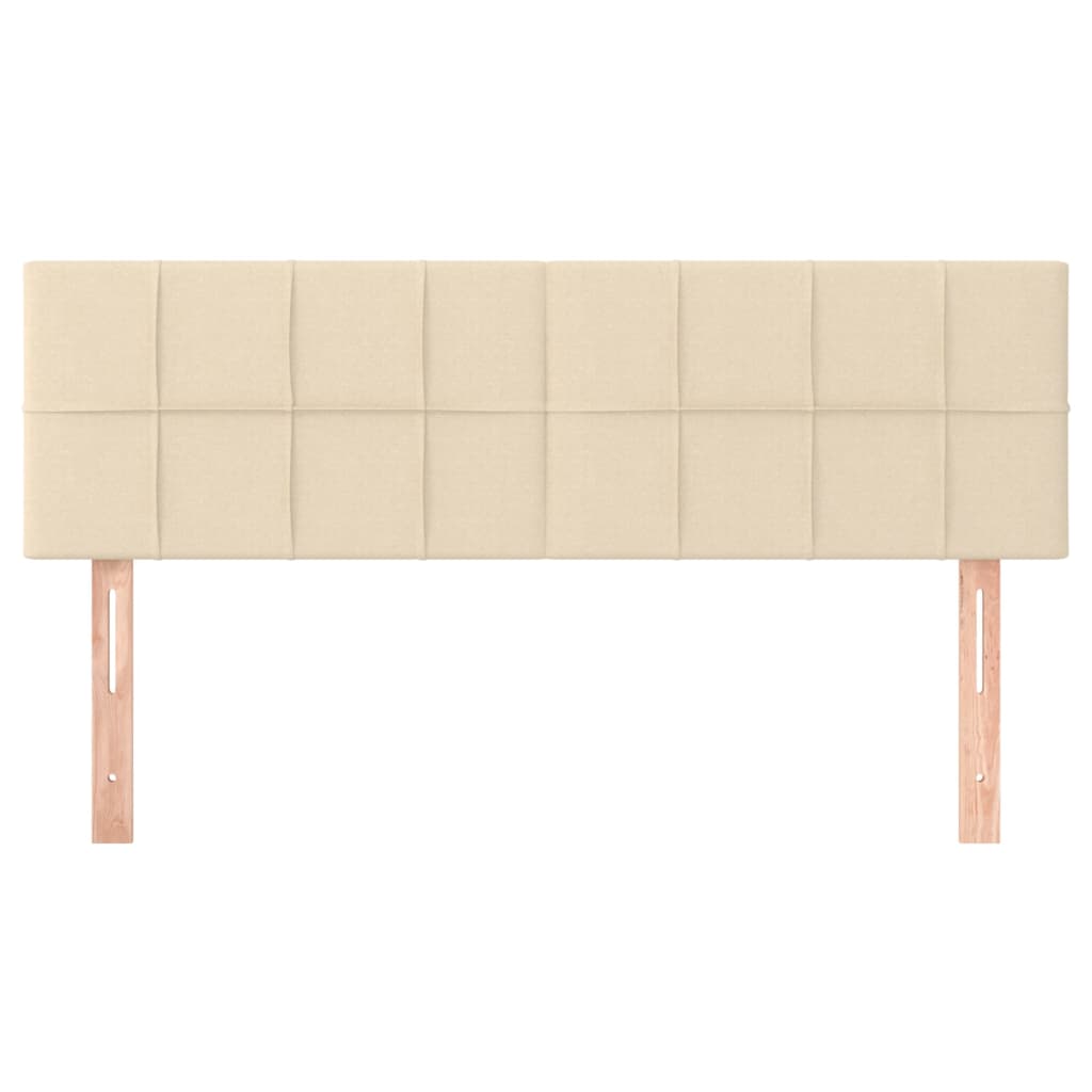 Cabeceiras creme 144x5x78/88 cm tecido