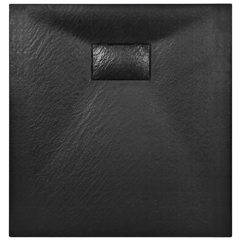 Base de chuveiro smc 90x80 cm preto