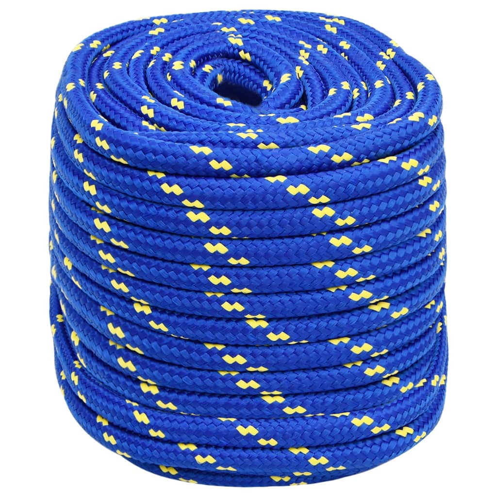 Corda de barco 16 mm 25 m polipropileno azul