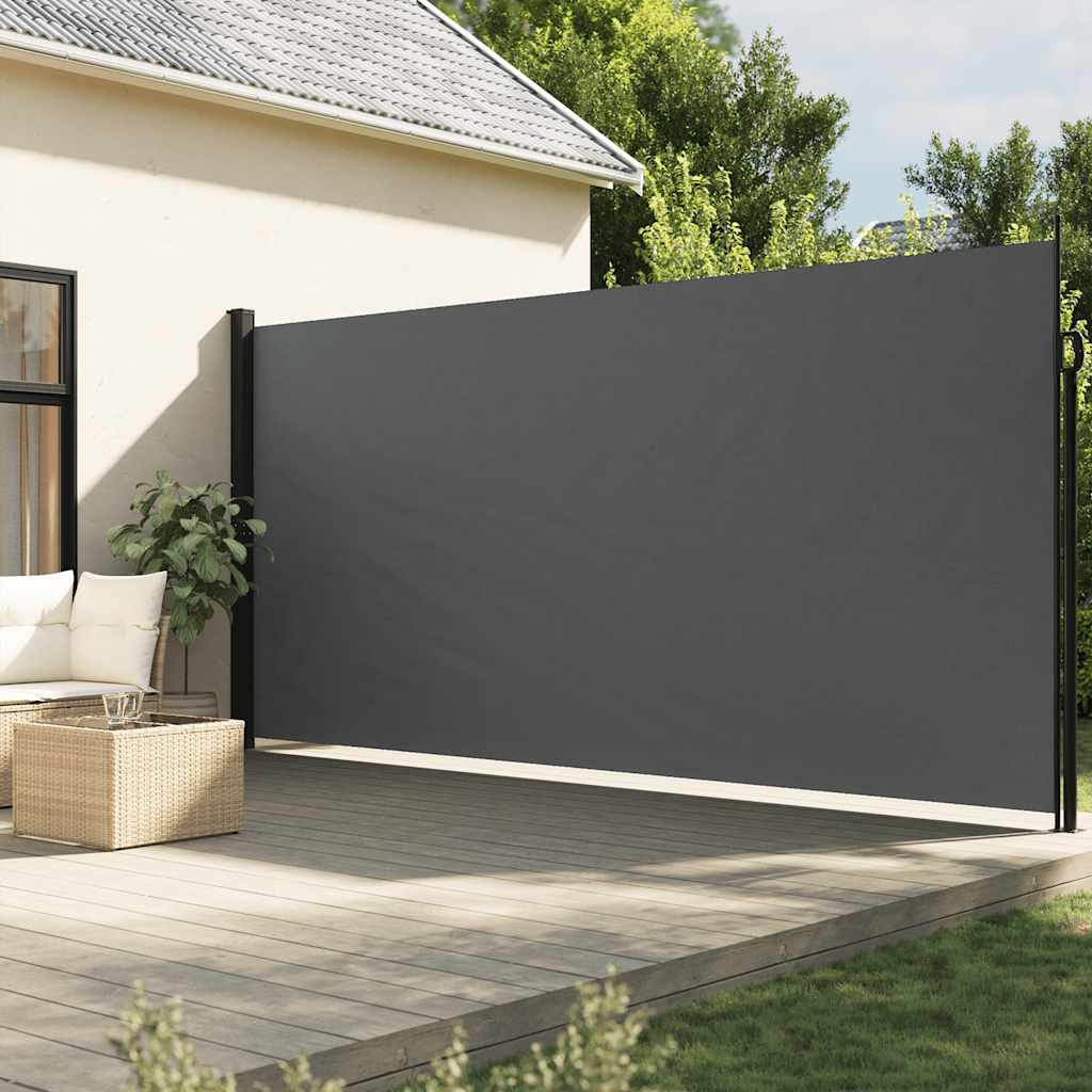 Toldo lateral retrátil antracite 200x300 cm