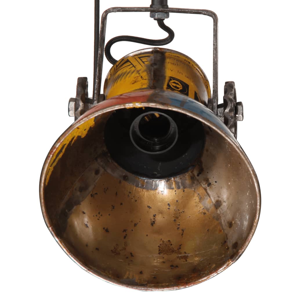 Candeeiro suspenso 25 w 30x30x100 cm e27 multicolorido