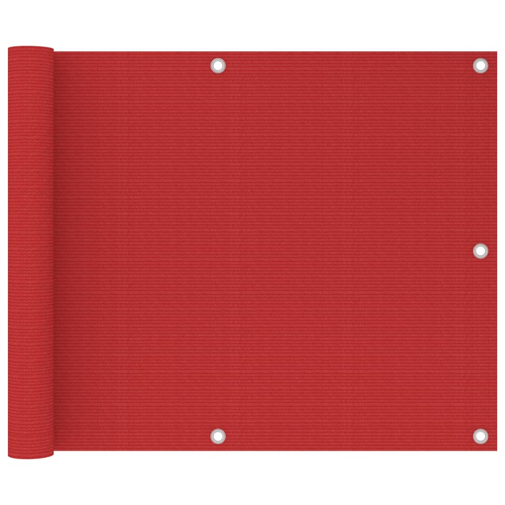 Tela de varanda 75x500 cm pead vermelho