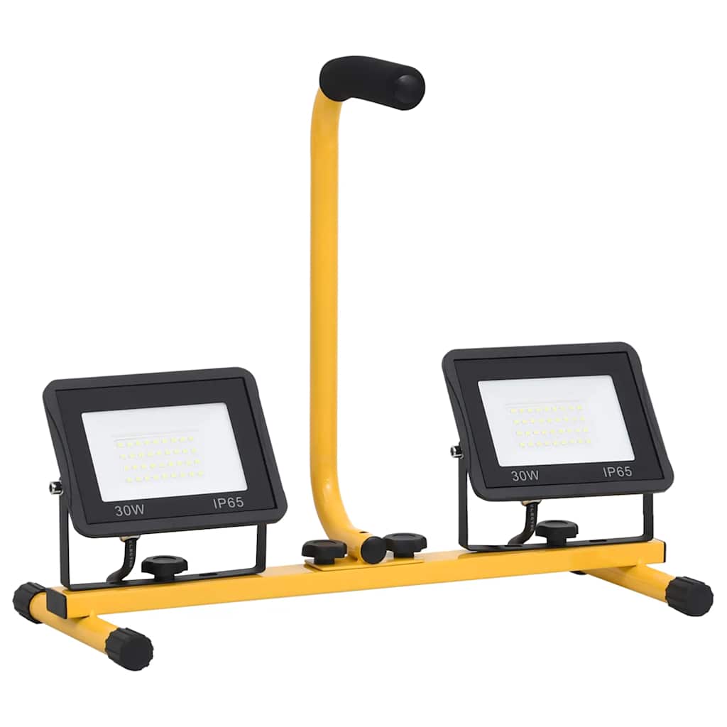 Projetor c/ iluminação LED e pega 2x30 w branco frio