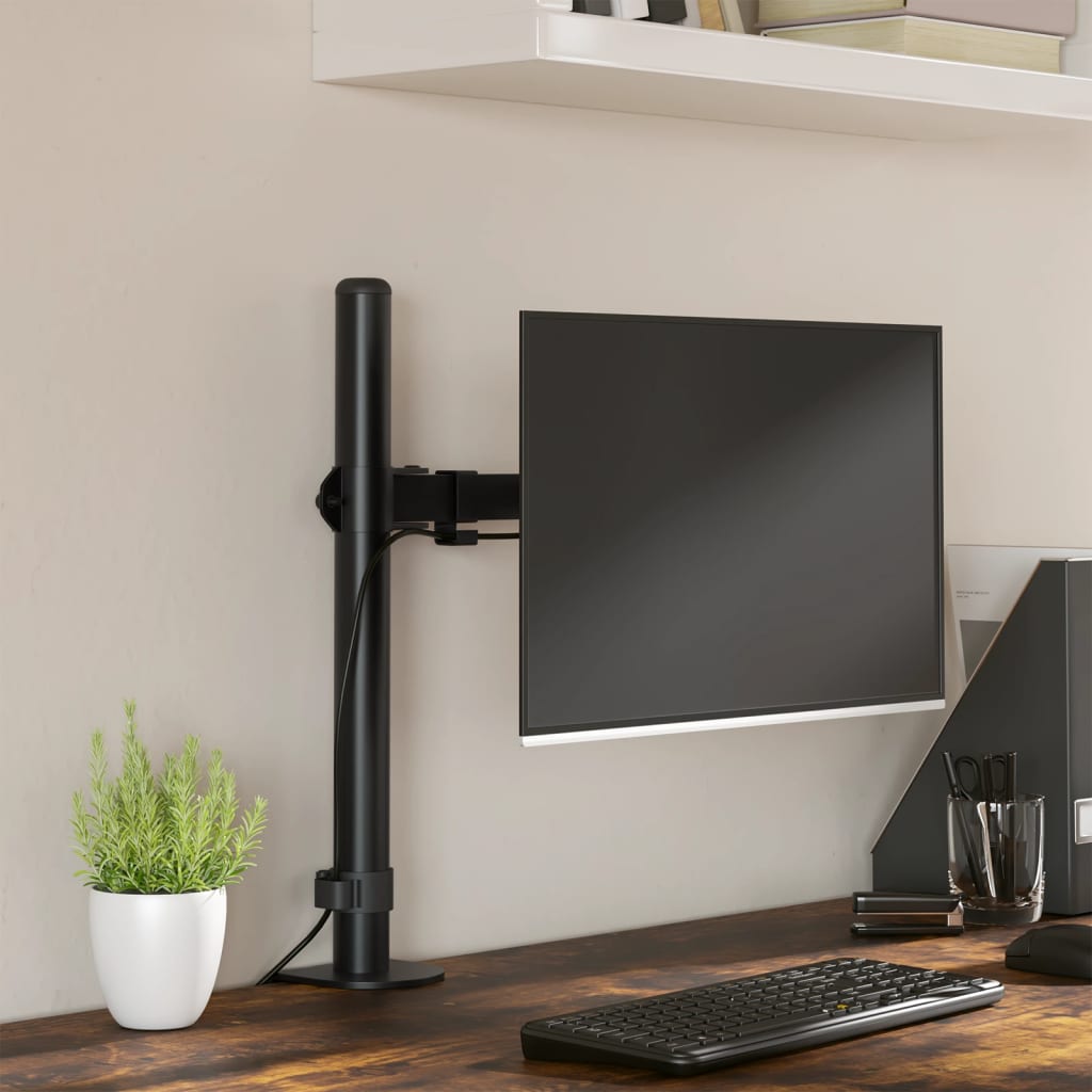 Suporte para monitor vesa 75/100 mm aço preto