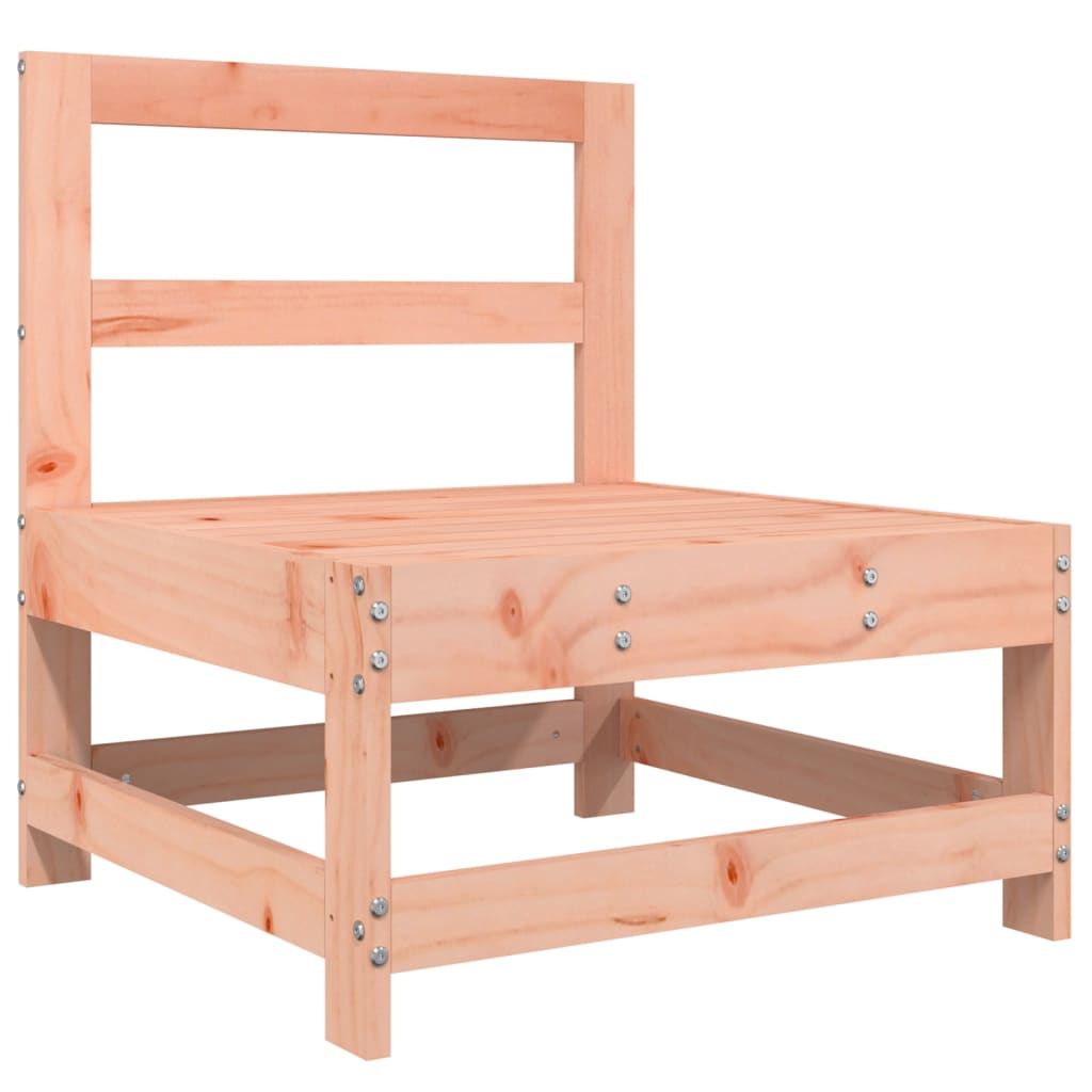 3 Pcs conjunto lounge de jardim madeira de douglas maciça