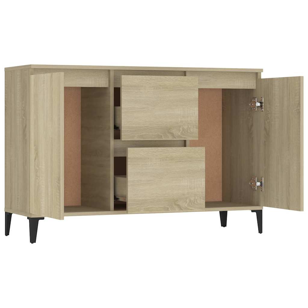 Aparador 102x35x70 cm derivados de madeira carvalho sonoma