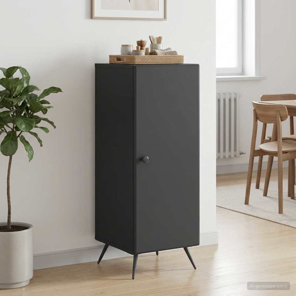 Buffet preto 33 x 34,5 x 90 cm derivados de madeira
