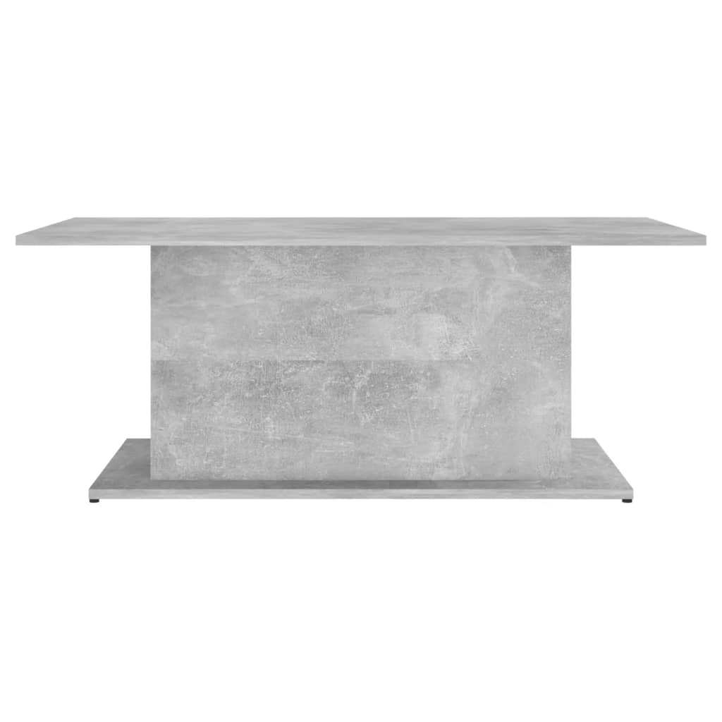 Mesa de centro 102x55,5x40 cm contraplacado cinzento cimento