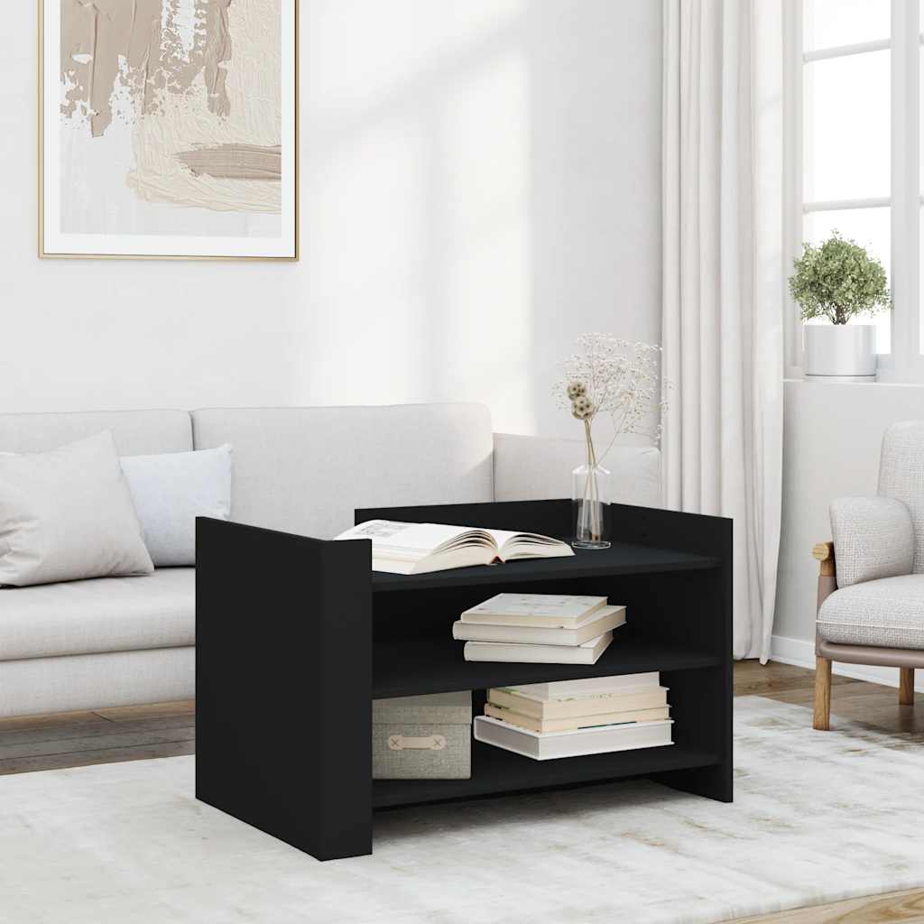 Mesa de centro 80x50x50 cm derivados de madeira preto
