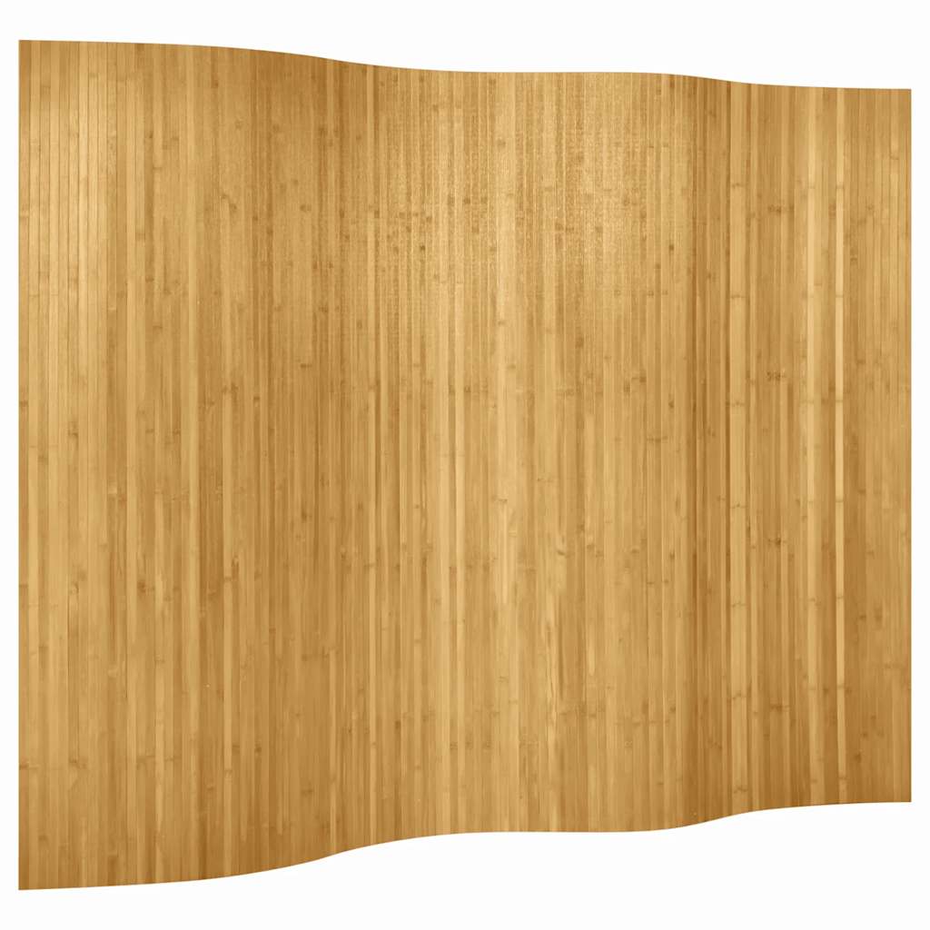 Biombo/divisória de sala largura 250 cm altura 165 cm bambu natural
