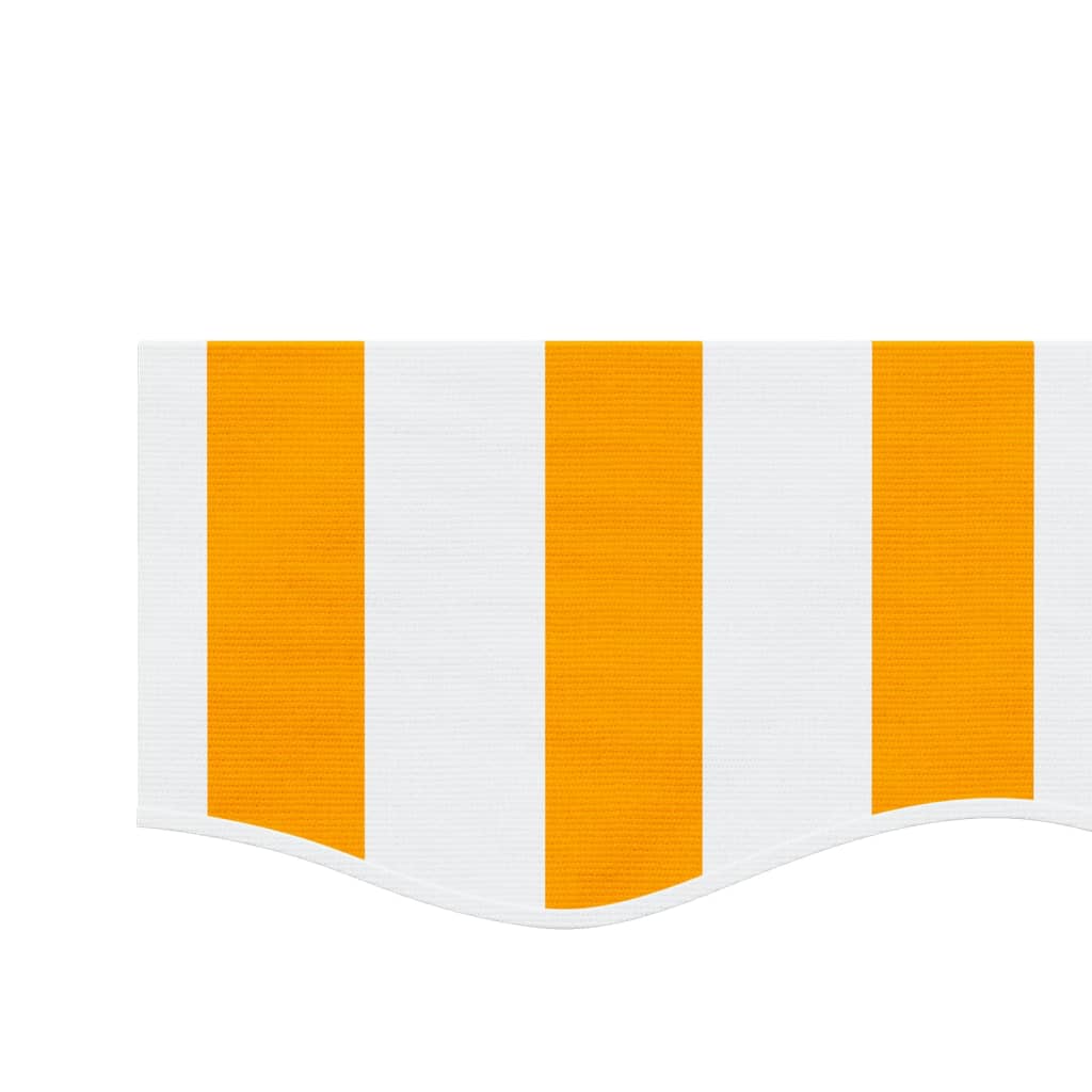 Tecido de substituição para sanefa de toldo 350 cm riscas amarelo/branco