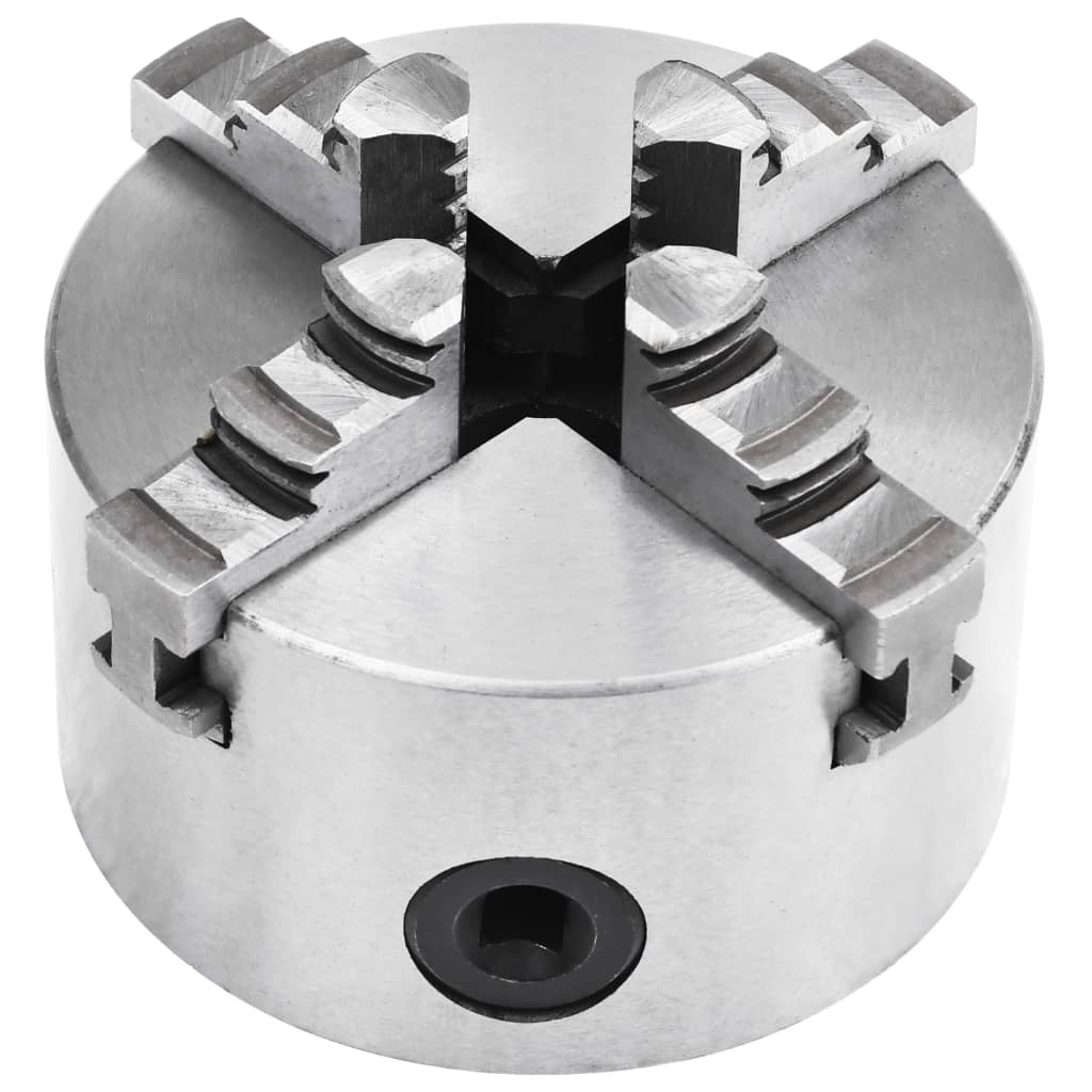 Bucha de torno autocentrante com 4 grampos 100 mm aço k12 100