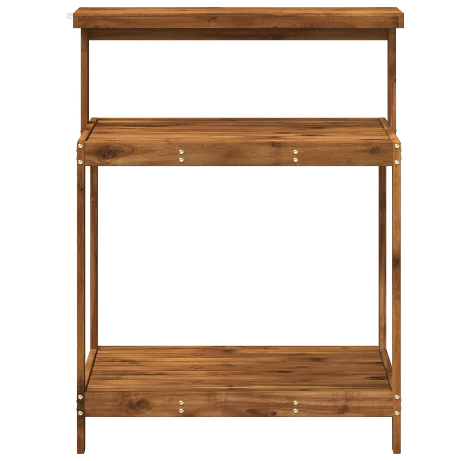 Bancada de replantio ao ar livre 86,5 x 48,5 x 106 cm natural