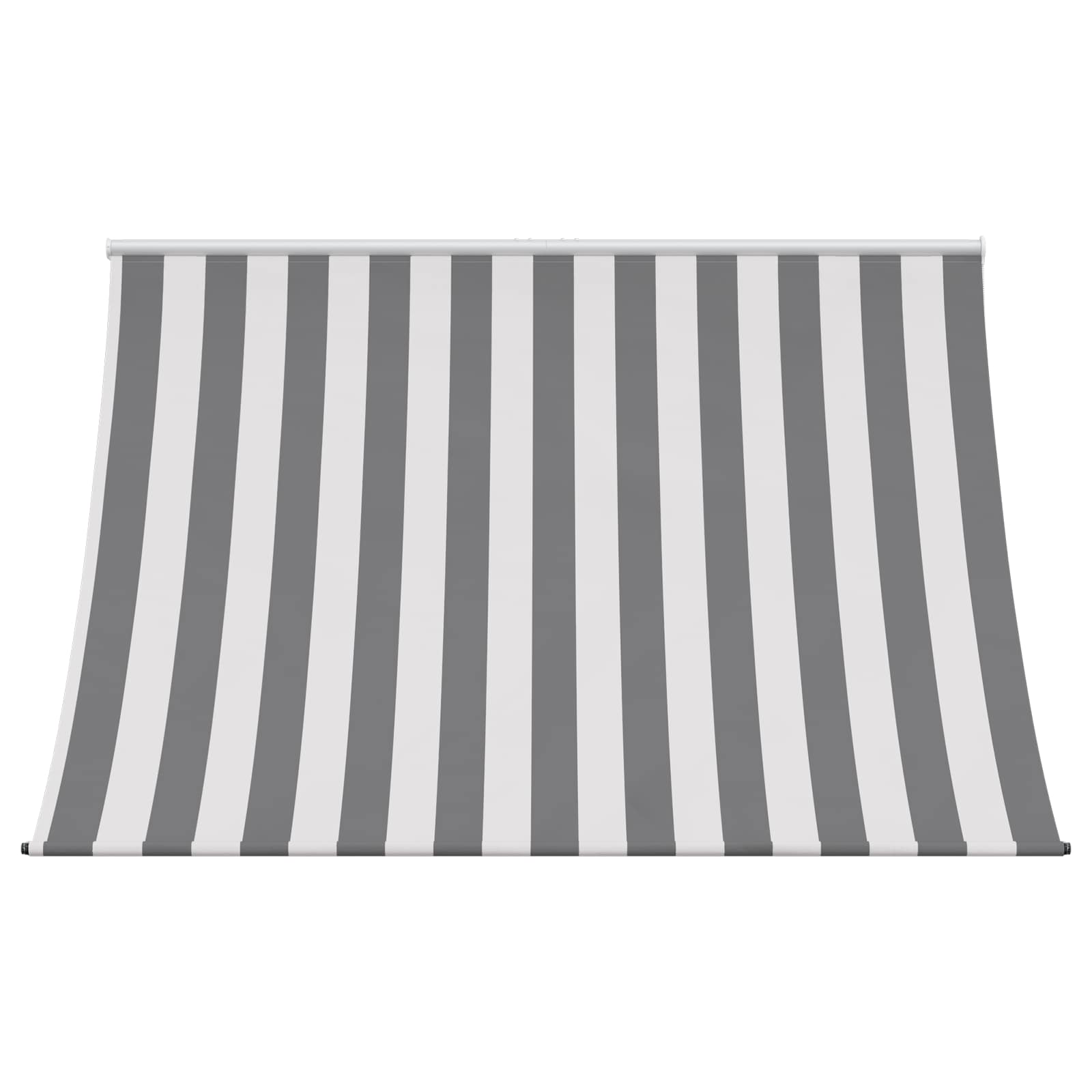 Toldo antracite e branco 400 x 150 cm
