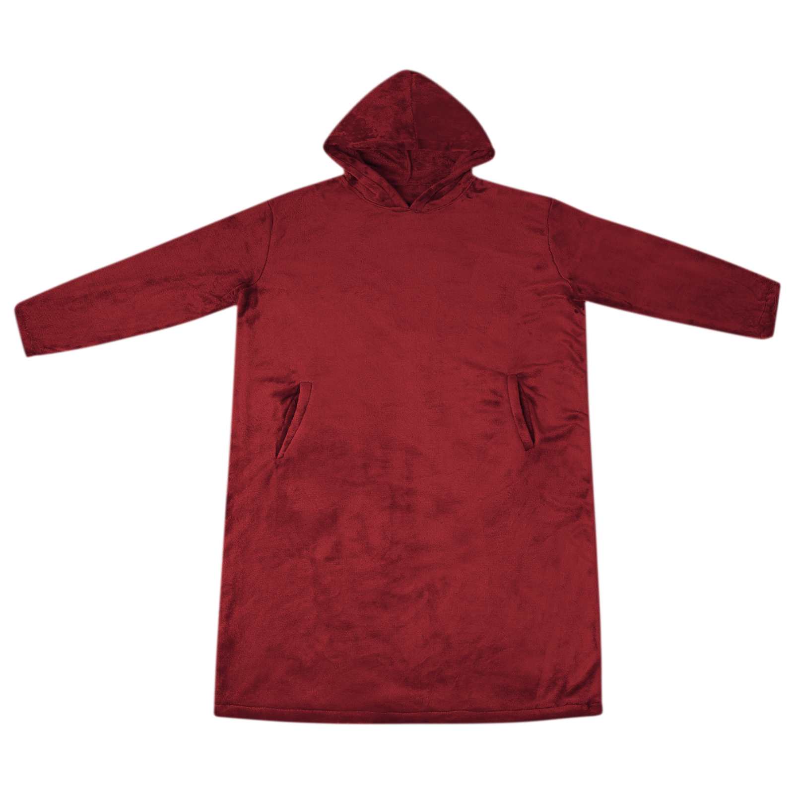 Sweatshirt manta vermelho bordeaux l flanela