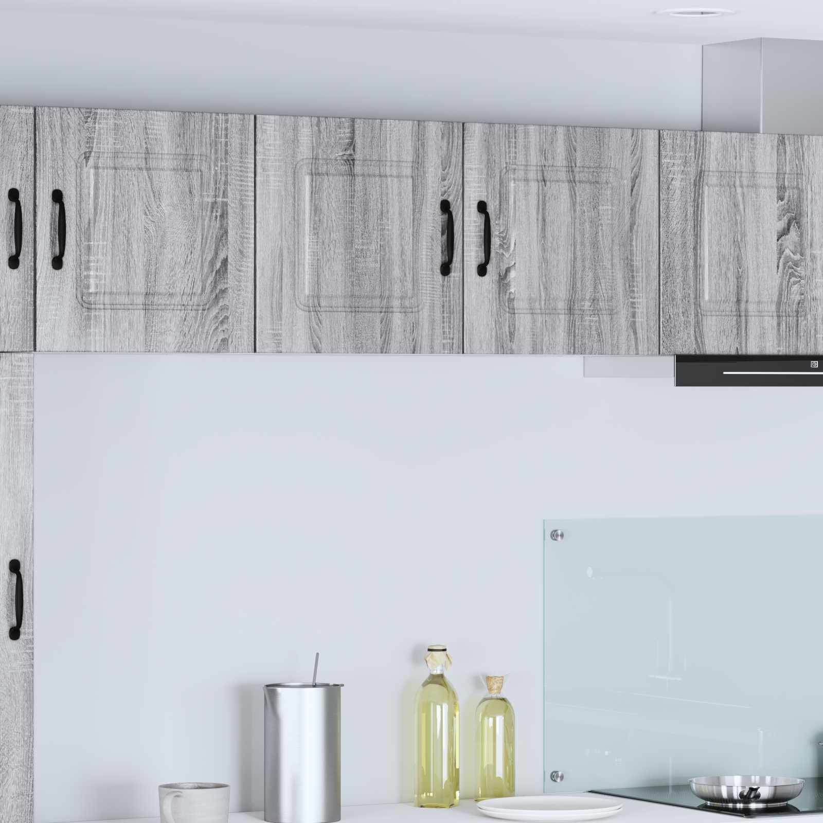 Painel de lava-louça kalmar cinza sonoma 80 x 31 x 40 cm