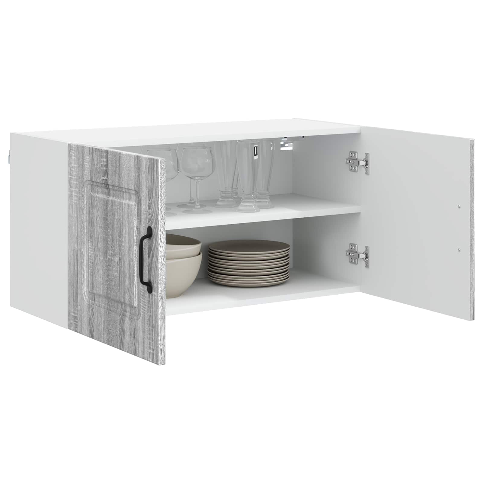 Painel de lava-louça kalmar cinza sonoma 80 x 31 x 40 cm