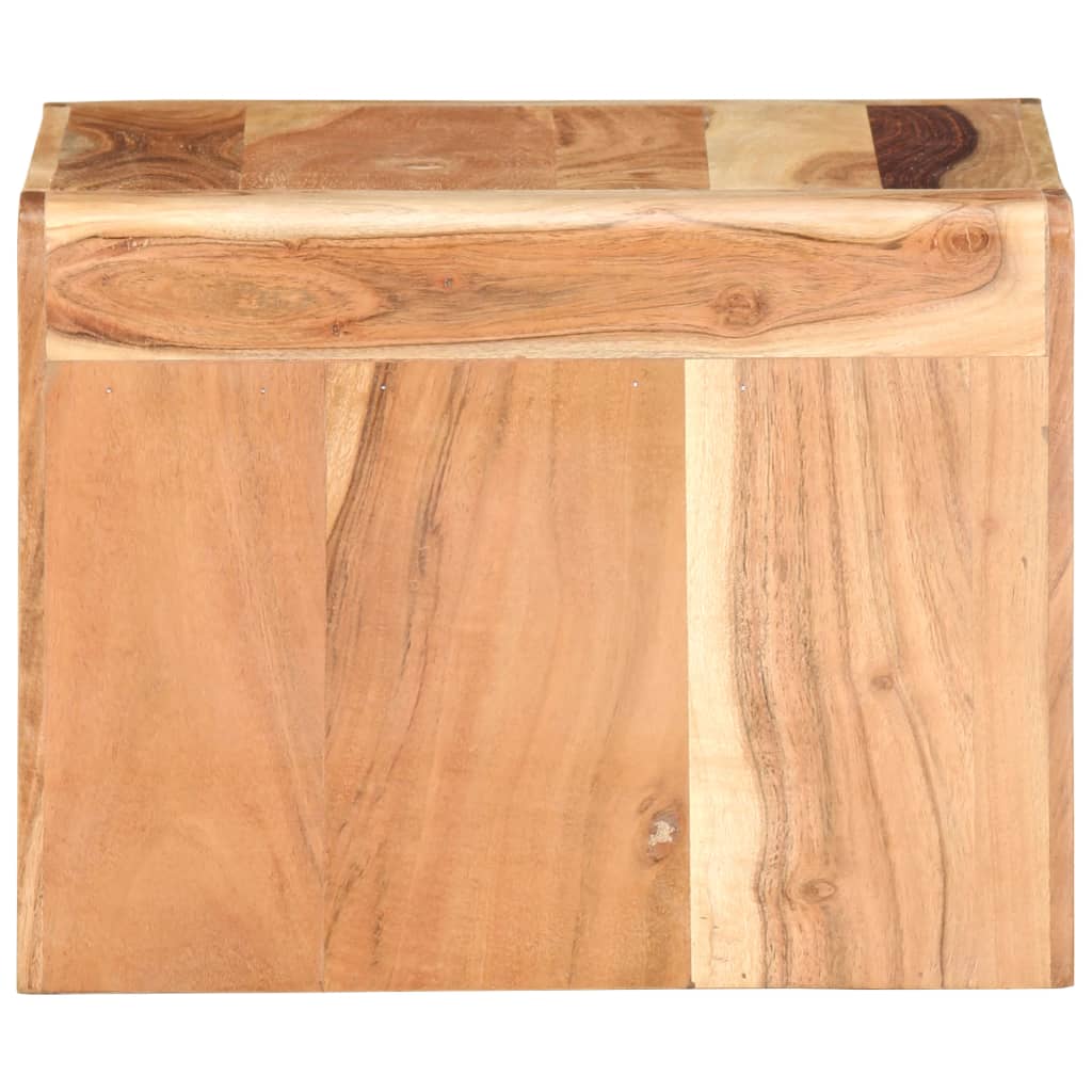 Mesa de apoio 43x40x30 cm madeira de acácia maciça