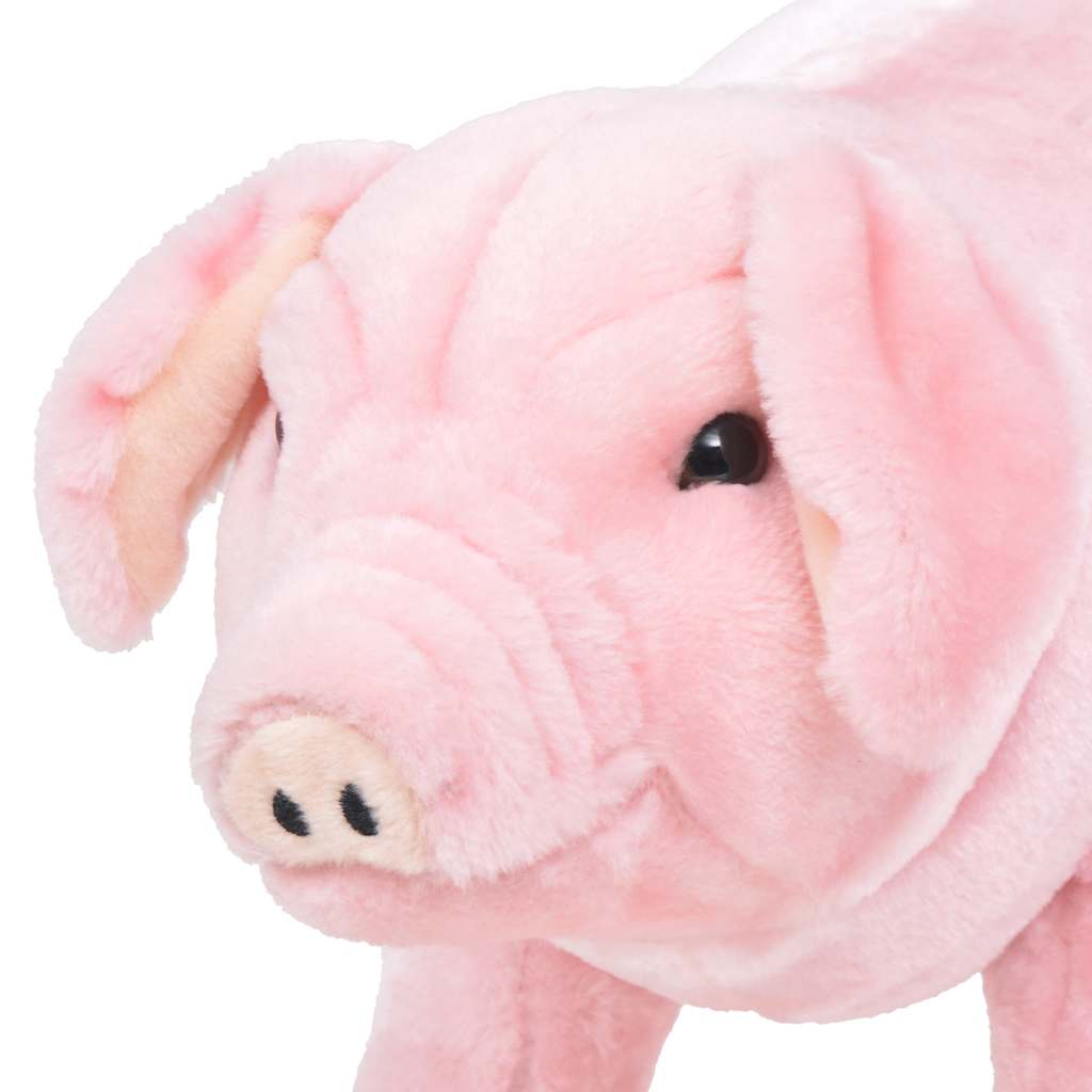 Brinquedo de montar porco peluche rosa xxl