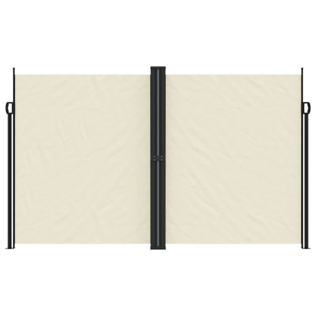 Toldo lateral retrátil 200x1000 cm cor creme