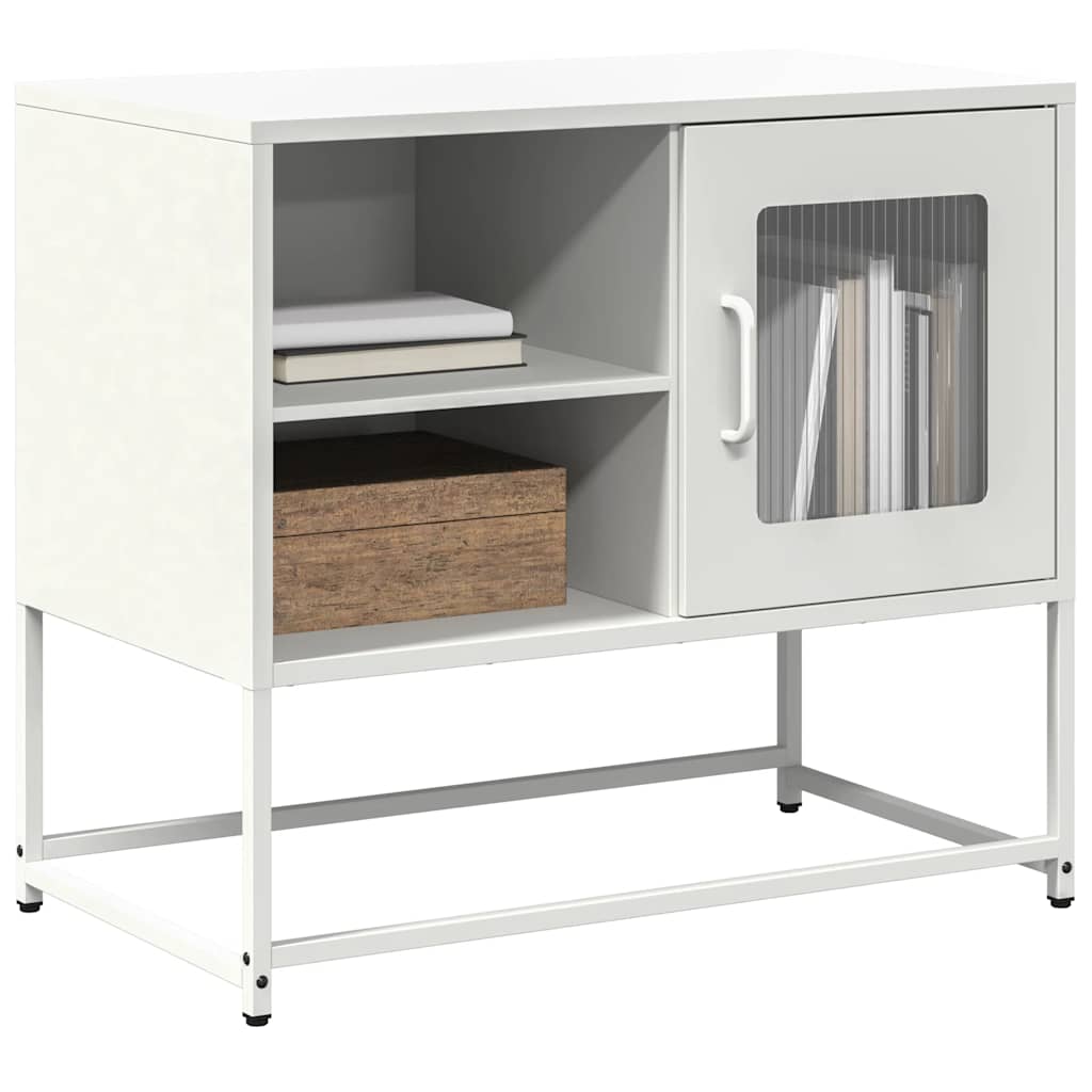 Móvel de TV 68x39x60,5 cm aço branco