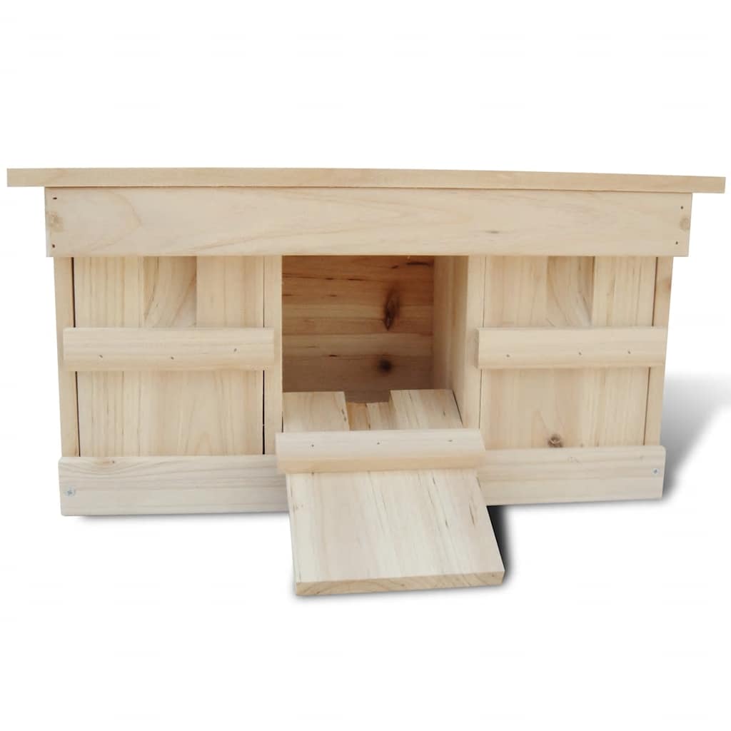 Casas para pardais 2 pcs madeira 44x15,5x21,5 cm