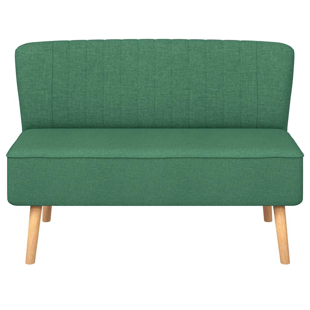 Sofá de tecido 117x55,5x77 cm verde