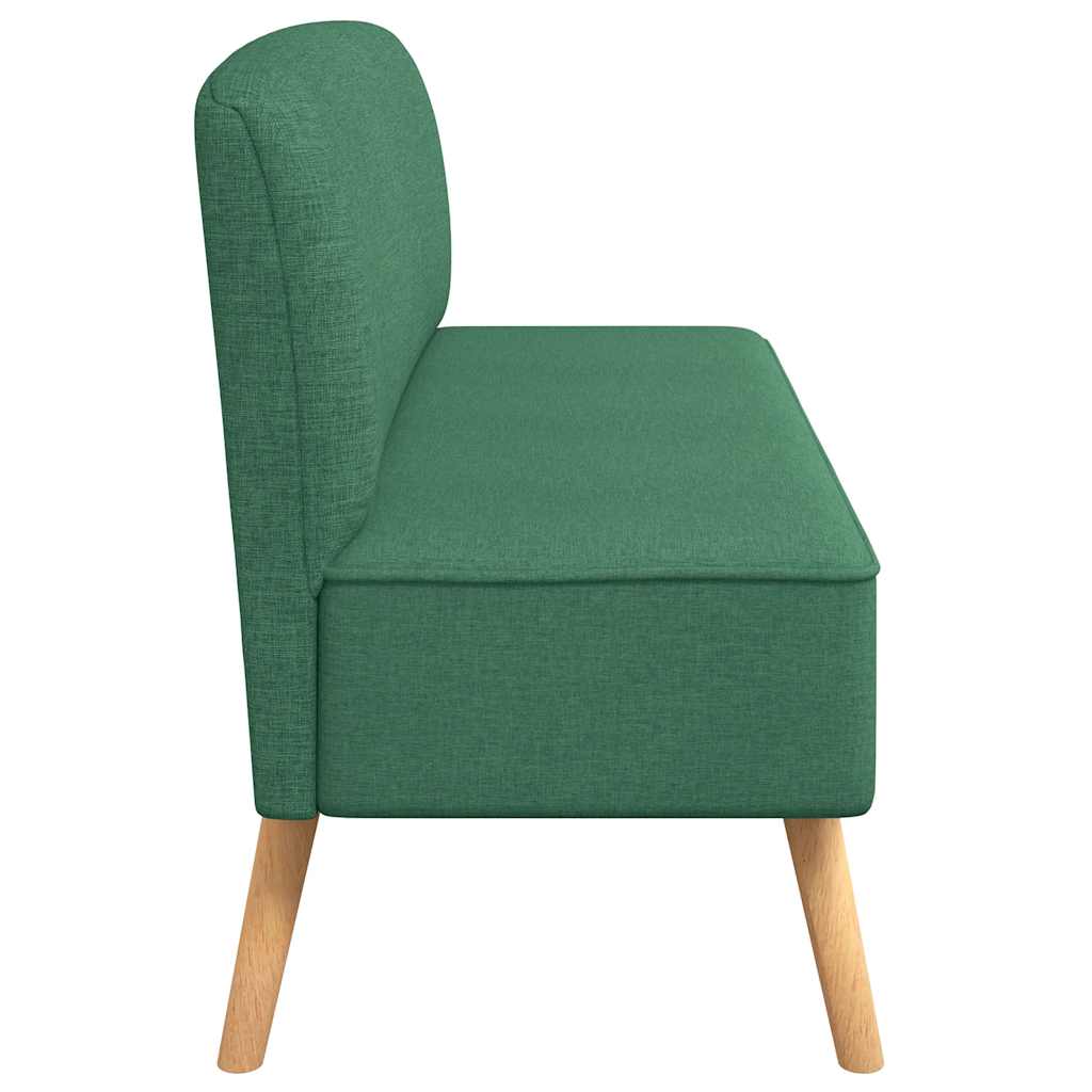 Sofá de tecido 117x55,5x77 cm verde