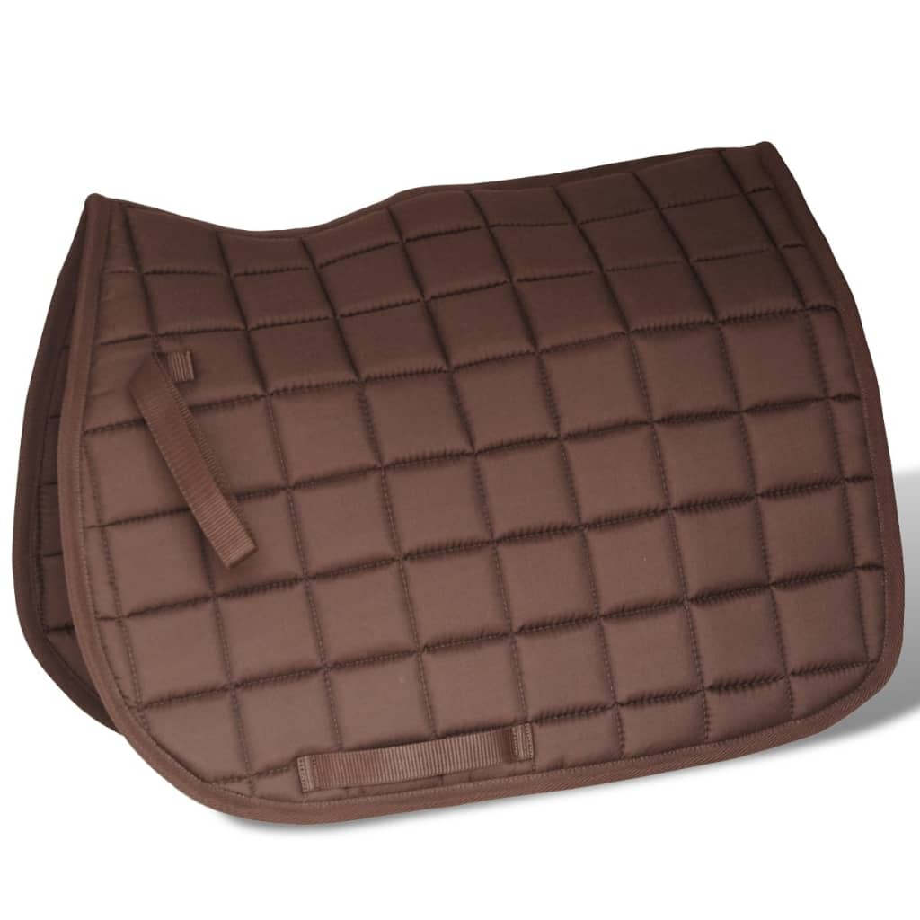 Sela para equitação 17,5", couro natural 18 cm 5-in-1 / marrom