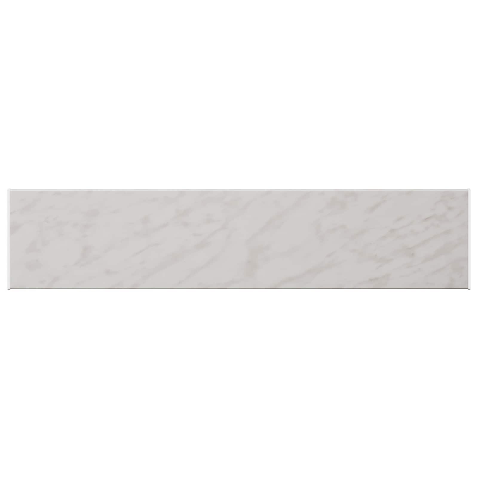 Soleira de janela textura de mármore 120 x 35 x 4,5 cm PVC