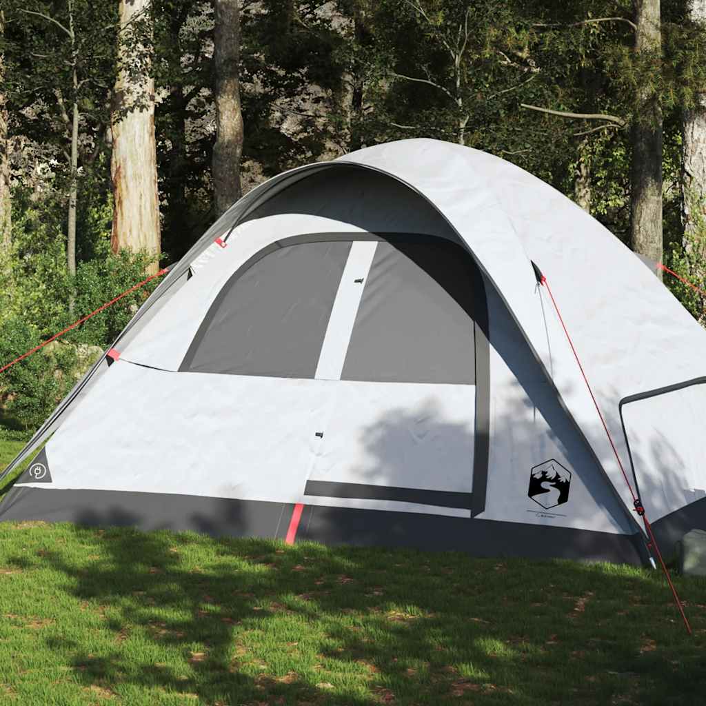 Tenda familiar cúpula p/ 6 pessoas opaca impermeável branco