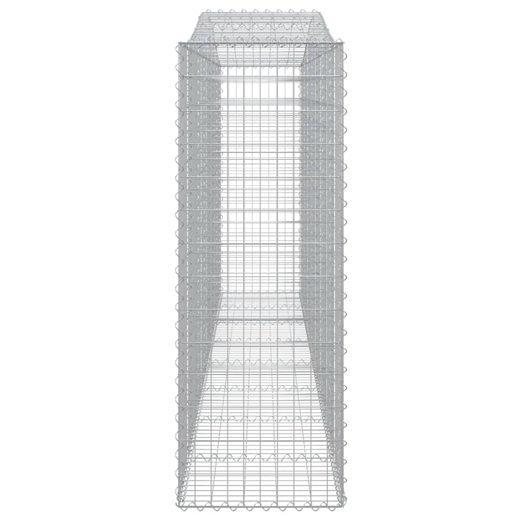 Cesto gabião arqueado 400x50x140/160 cm ferro galvanizado