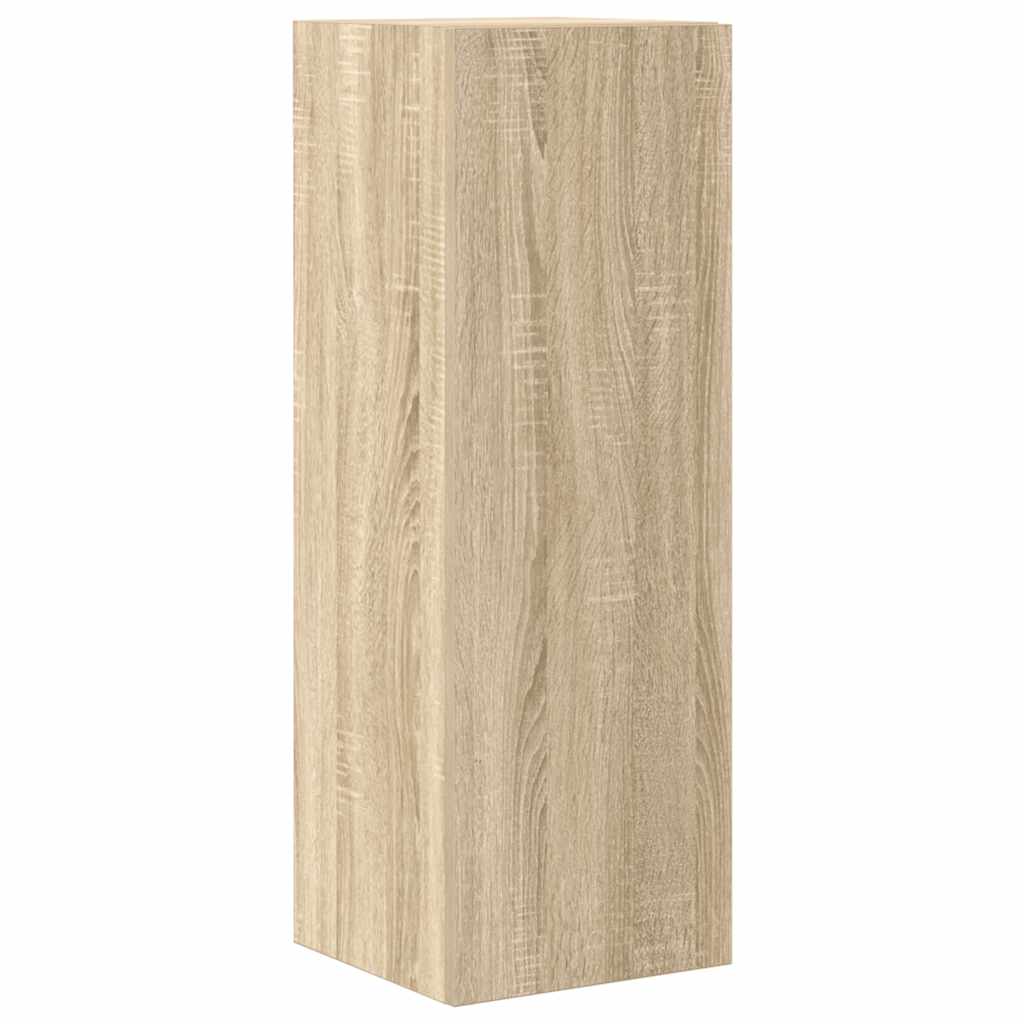 Conjunto móveis de TV 5 pcs madeira processada carvalho sonoma