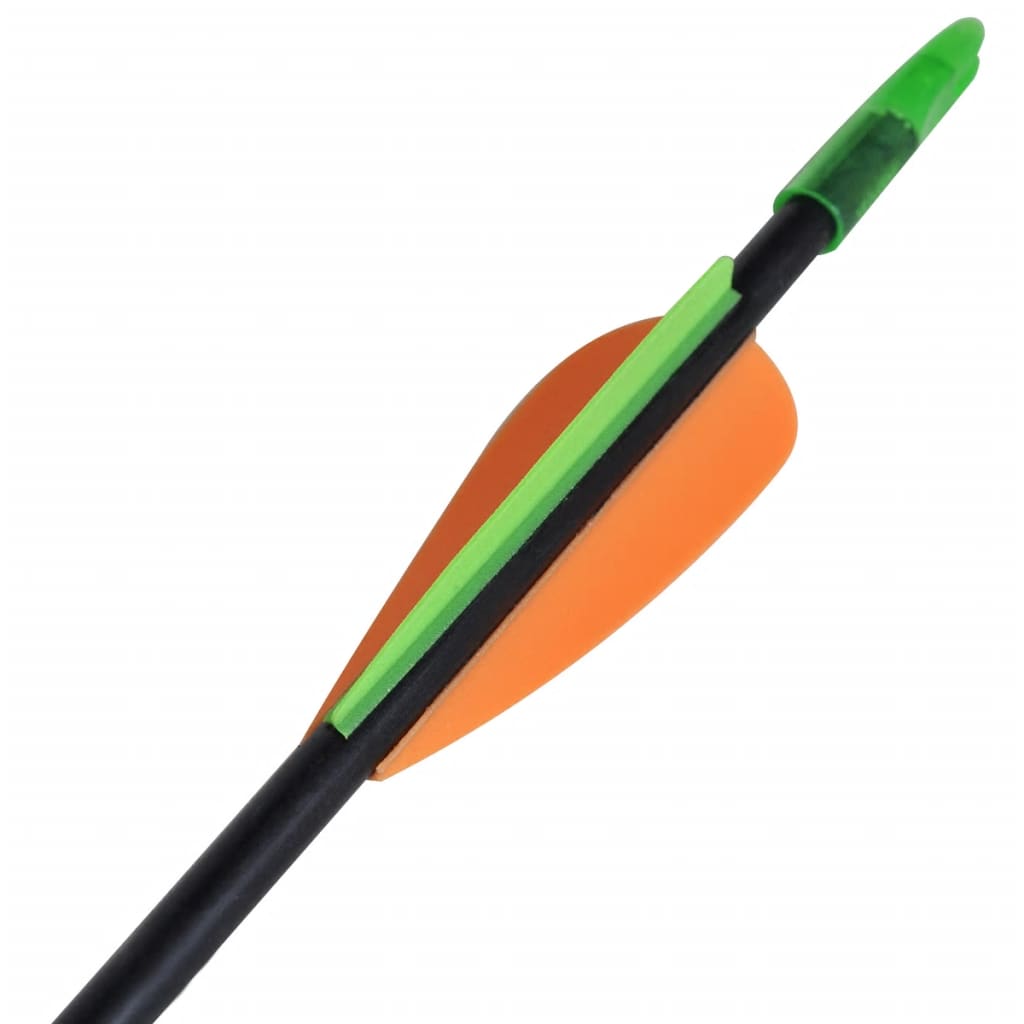 Flechas para arco recurvo padrão 12 pcs 30" 0,6 cm fibra de vidro