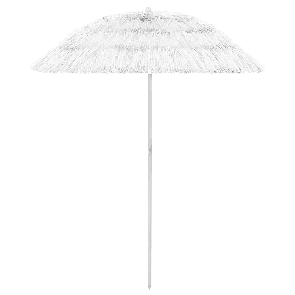Guarda-sol de praia hawaii 180 cm branco