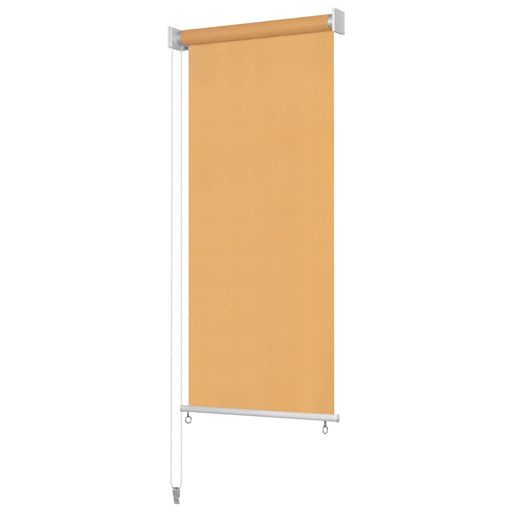 Estore de rolo para exterior 65 (l) x 140 (a) cm bege