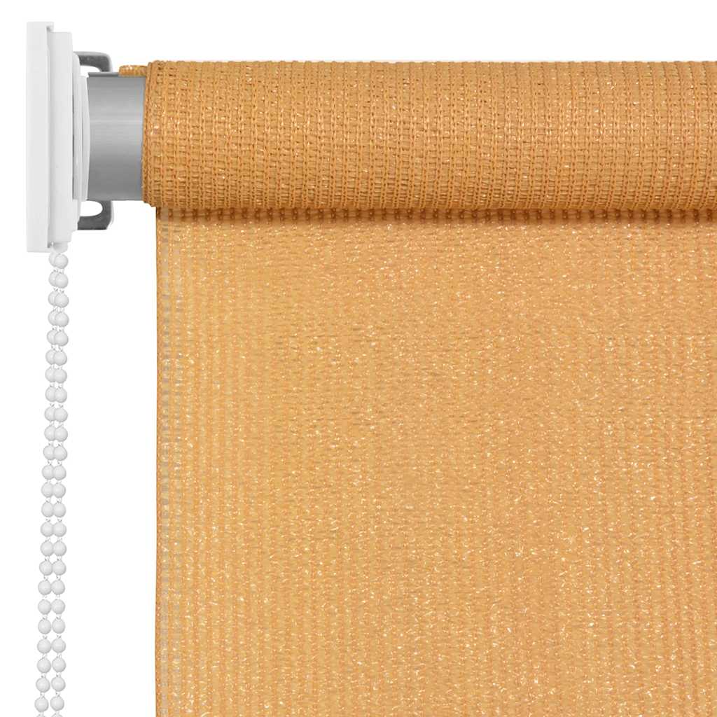 Estore de rolo para exterior 65 (l) x 140 (a) cm bege