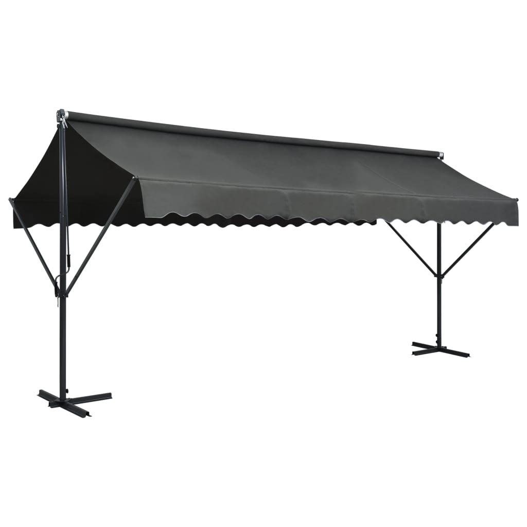 Toldo de pé 500x300 cm antracite