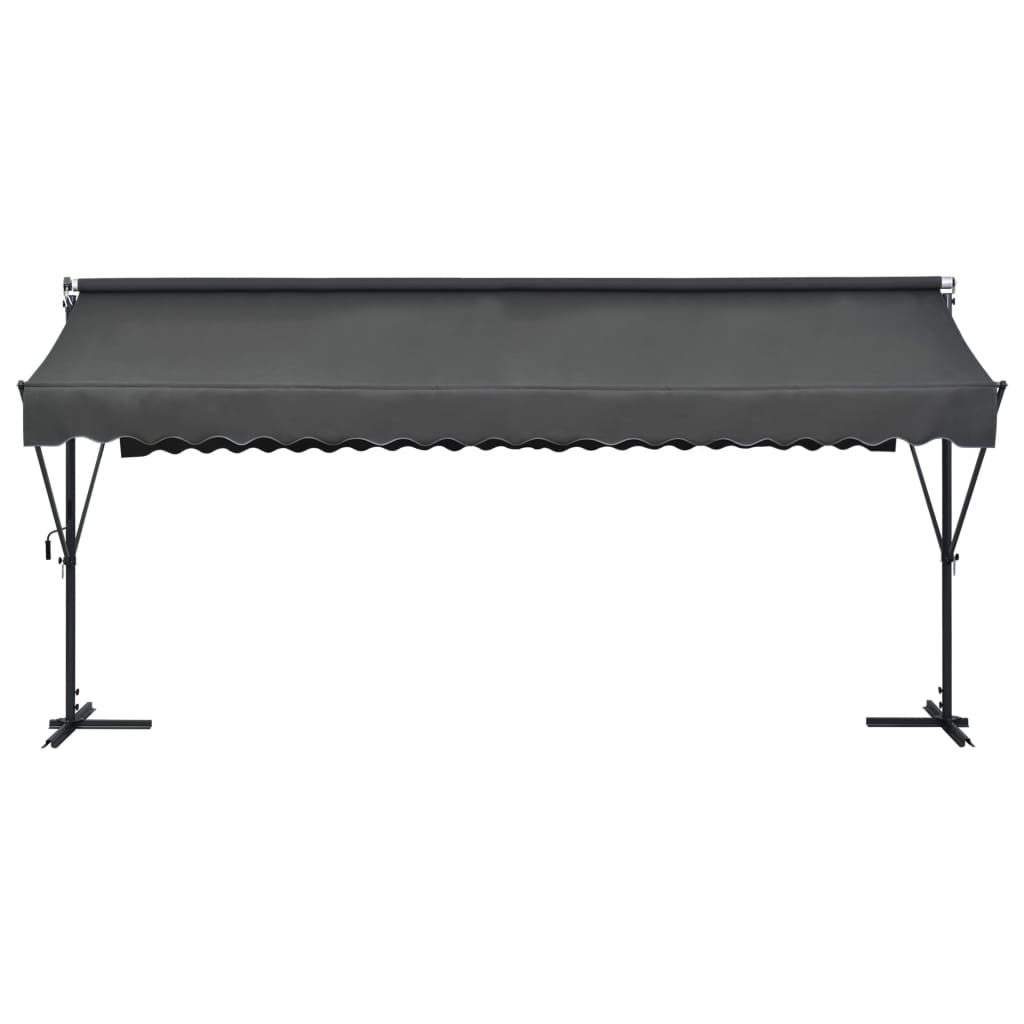 Toldo de pé 500x300 cm antracite