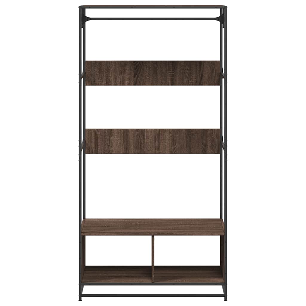 Roupeiro 90x50x180 cm derivados de madeira carvalho castanho