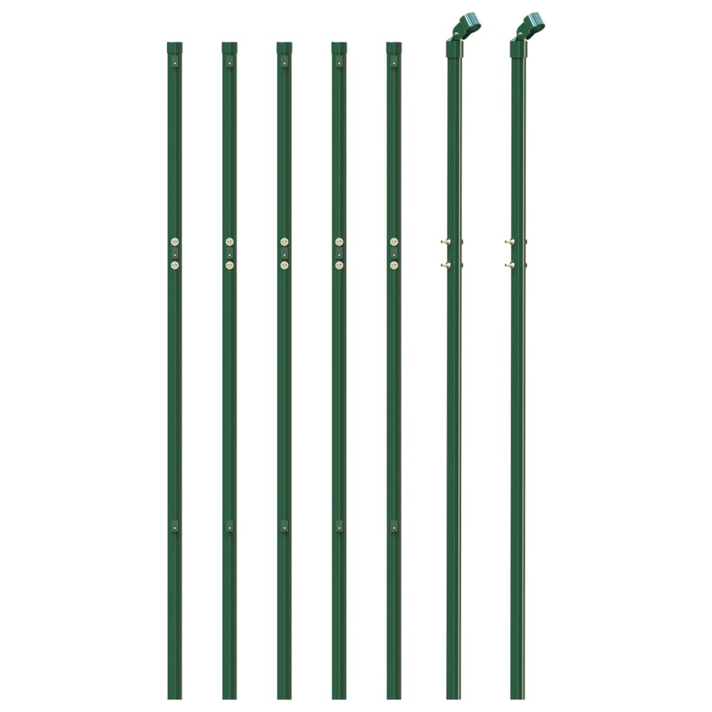 Cerca de arame 0,8x10 m verde