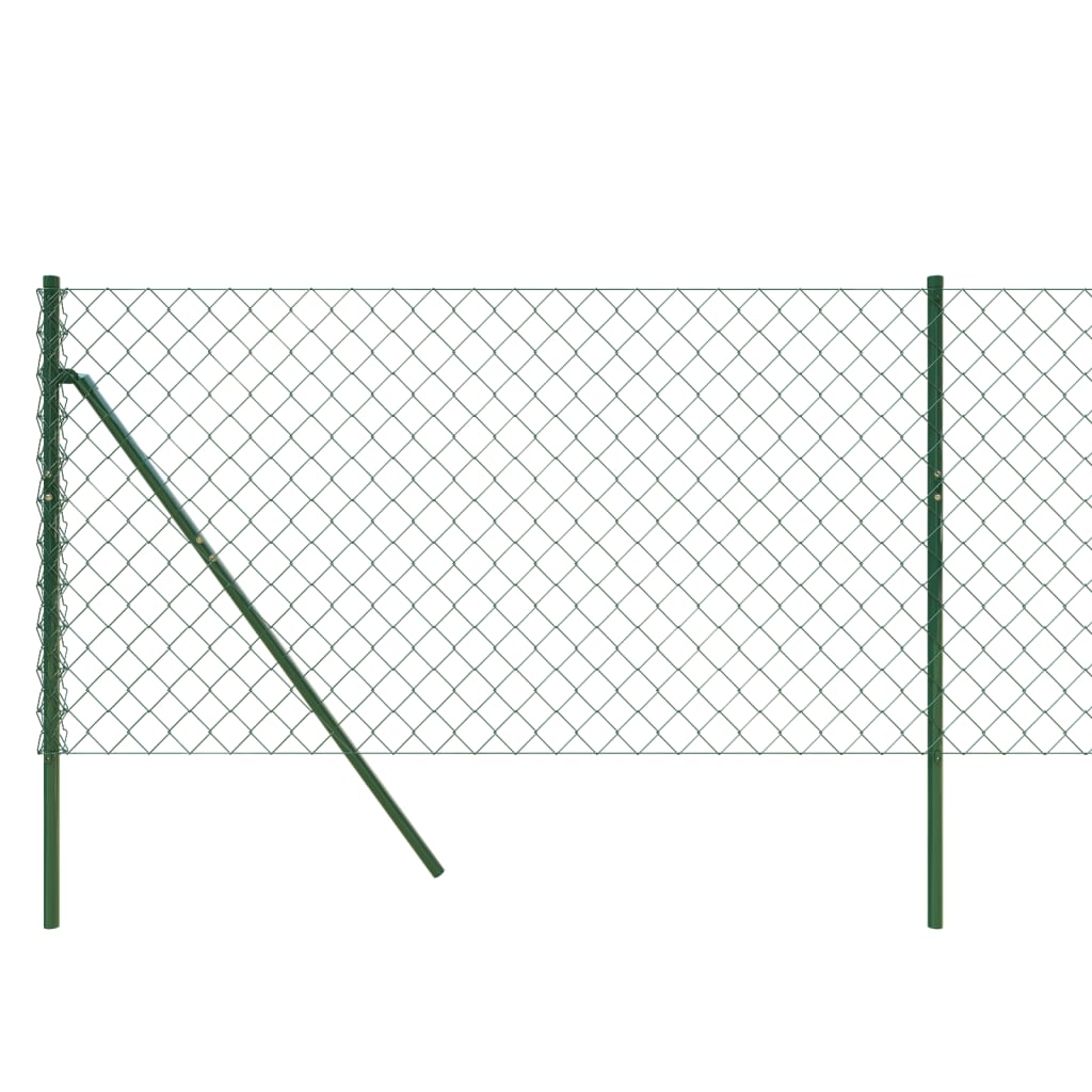 Cerca de arame 0,8x10 m verde
