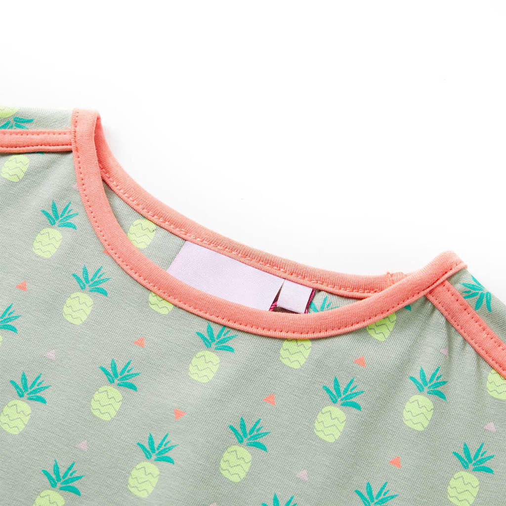 Vestido para criança menta velho 116