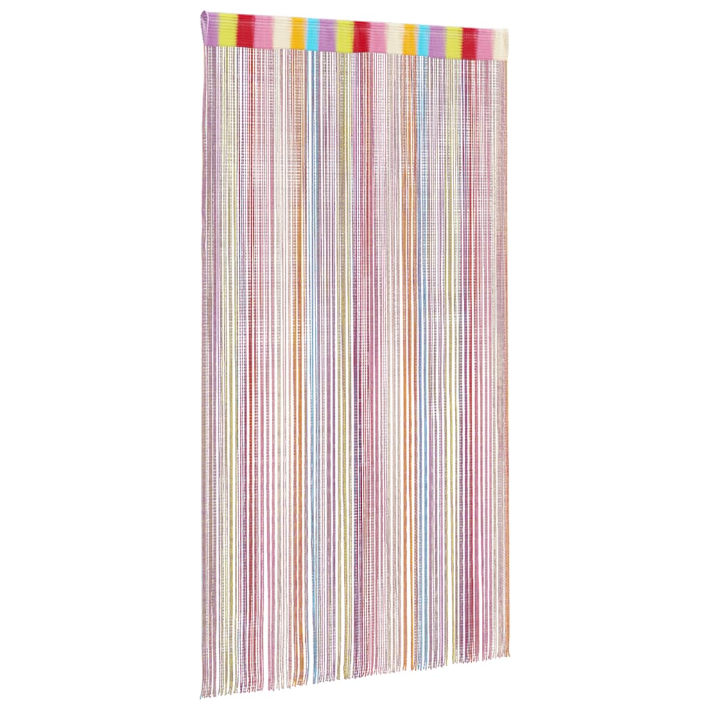 Cortinas de fios 2 pcs 140x250 cm multicor