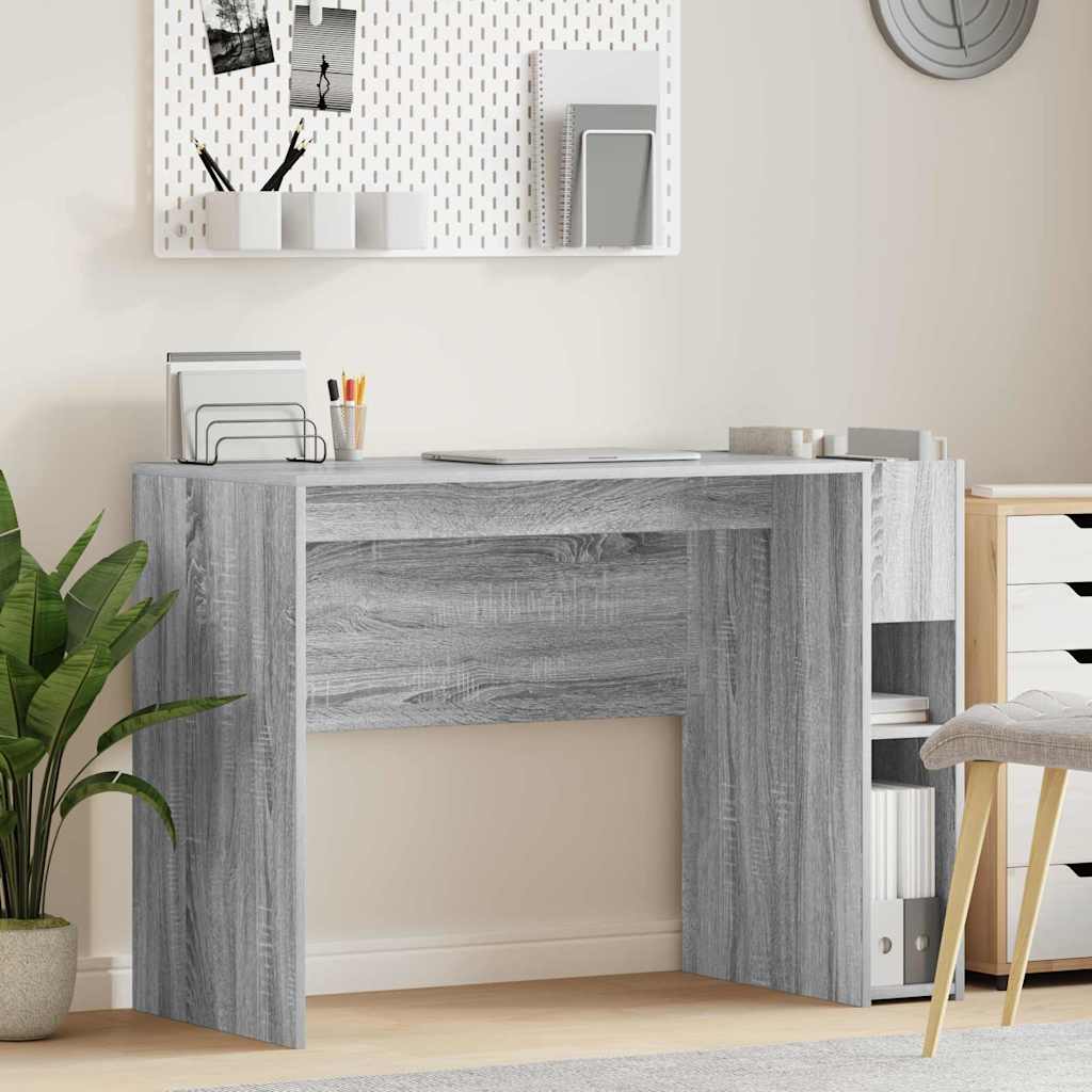 Mesa cinza sonoma derivados de madeira 109 x 50 x 78 cm