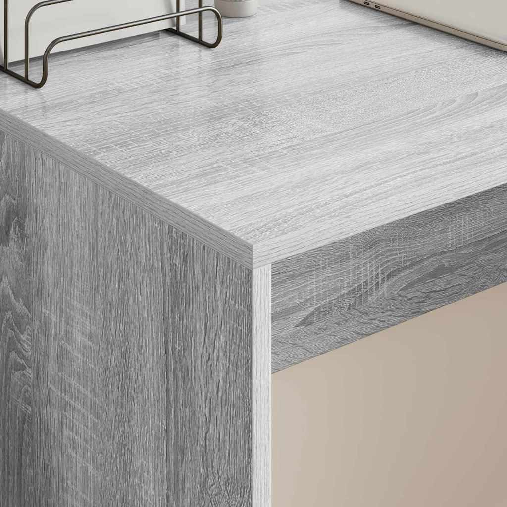 Mesa cinza sonoma derivados de madeira 109 x 50 x 78 cm