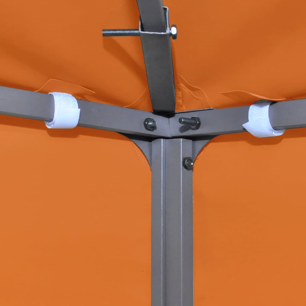 Cobertura de gazebo 310 g/m² 3x3 m laranja